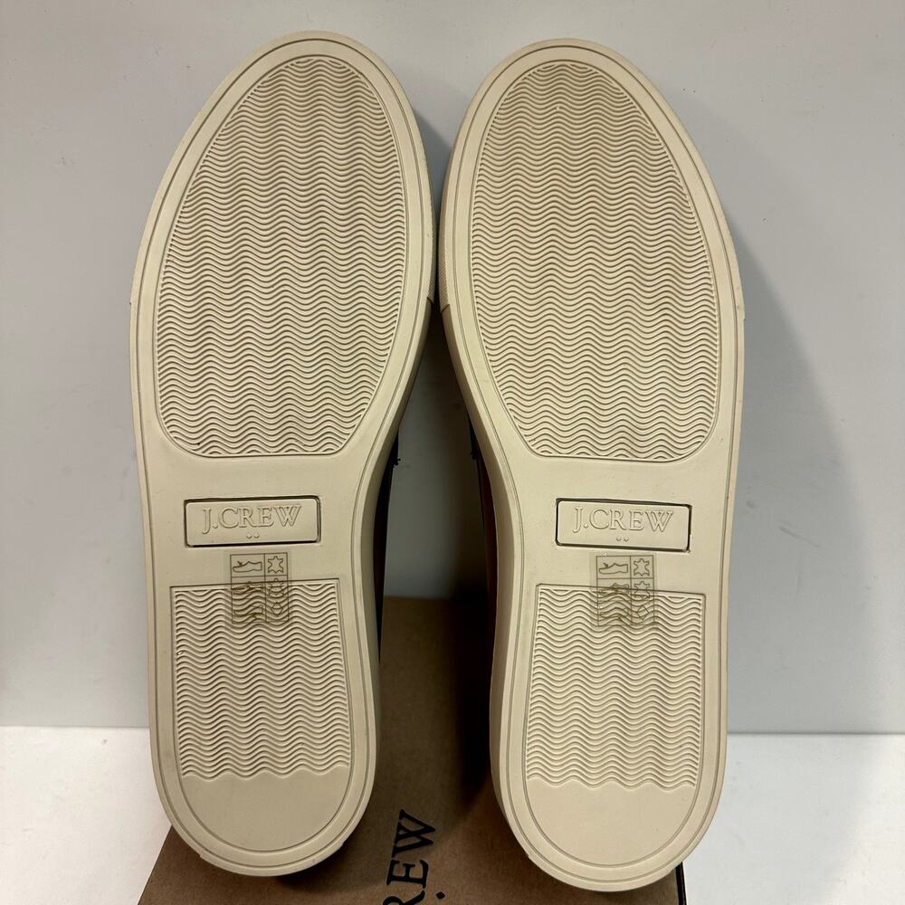 NIB J. Crew Leather Hybrid Casual Penny Loafers Havana Brown Sneakers US 11.5 D - Picture 2 of 9